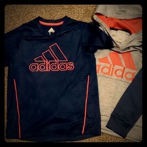 2Pack Adidas Shirt & Matching Hoodie